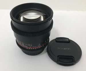 Rokinon 85mm T1.5 AS IF UMC II CINE Lens Canon EF Mount - Picture 1 of 5