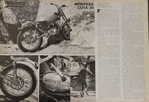Articolo prova moto Montesa Cota 25 2p 1971 - Foto 1 di 1