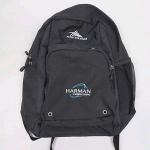 NWT $35 HIGH SIERRA Backpack Impact Black Ripstop Harman Samsung Embroidered - Picture 1 of 6