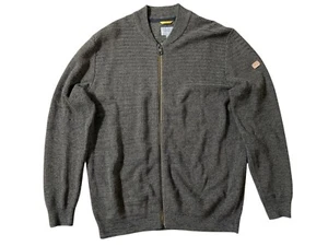 camel active Strickjacke Jacke ohne Kapuze Herren NEU grau oliv meliert XXL - Bild 1 von 5