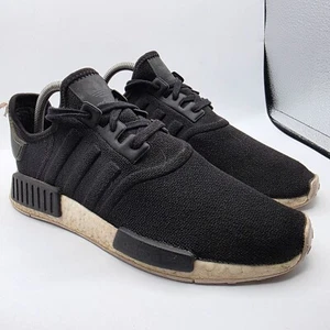 Adidas NMD R1 Boost Womens Size 9 Black Shoes Athletic Outdoors Casual Comfort - Picture 1 of 13