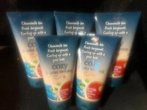 Bath & Body Works 5 X COZY SUNDAY MORNING 7.7 Oz SHEA BUTTER BODY SCRUBS WOW! - Picture 1 of 1
