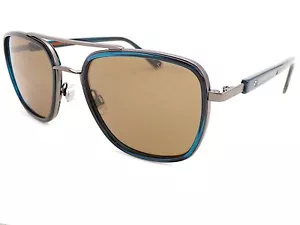 Superdry Studios NYC Sunglasses Petrol Blue and Gunmetal with Brown Lenses 106 - Picture 1 of 4