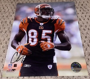 CHAD JOHNSON SIGNED 8X10 PHOTO AUTOGRAPH CINCINNATI BENGALS FOOTBALL OCHO CINCO - Picture 1 of 1