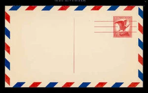 UXC4FL - MINT AIRMAIL POSTAL CARD * LO-FLUORESCENT - Picture 1 of 3