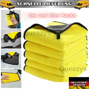Mikrofasertücher Auto Reinigung Poliertuch Waschlappen Microfasertuch - Bild 1 von 6