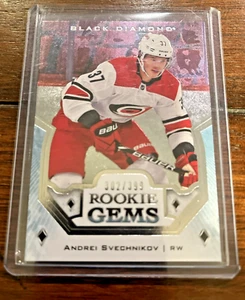 2018-19 UD Black Diamond Rookie Gems Andrei Svechnikov 302/399 - Picture 1 of 2