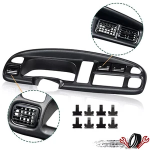 Dash Board Bezel Cover Instrument w/Vents Fit For Dodge Ram 1500 2500 3500 98-02 - Picture 1 of 16