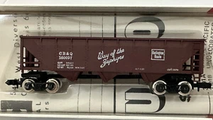 Con-Cor N Scale 40’ Steel Hopper Car CB & Q old 160037 - Picture 1 of 8
