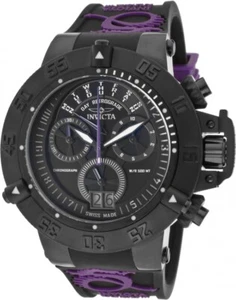 Invicta Men's Subaqua Noma III Swiss Chronograph Silicone Black Dial Watch 10190 - Picture 1 of 10