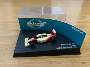 MINICHAMPS FORMULA ONE 1991 MCLAREN AYRTON SENNA MP4/6 EDITION 87 - Picture 1 of 8