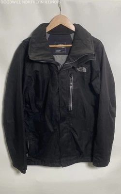 The North Face Men's Black Quilt Lined Hooded Jacket Size S - Image 1 of 4