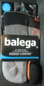 Balega Unisex Adult Hidden Comfort Performance No Show Tab, Running Socks, Large - Picture 1 of 2