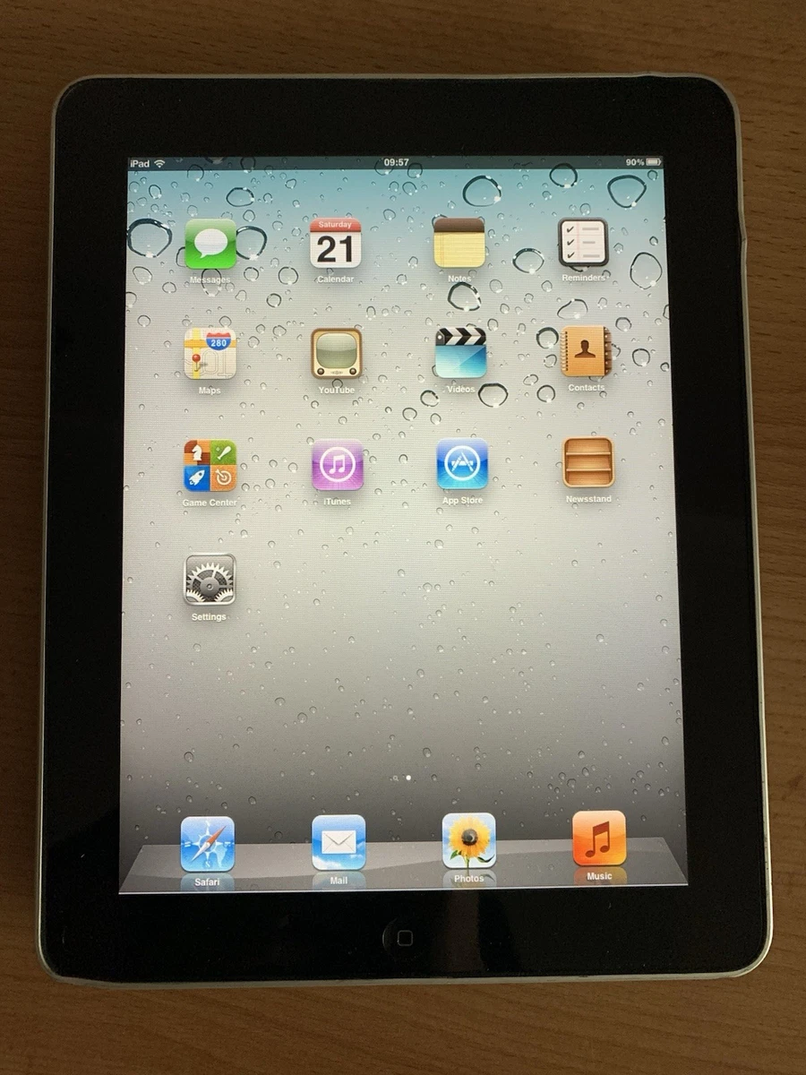 Apple iPad (1st Generation) 64 GB Storage Capacity Tablets for