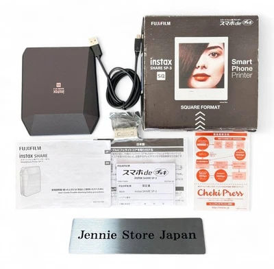Fujifilm Instax Share SP-3 Smartphone Printer Black New from Japan - Image 1 of 4