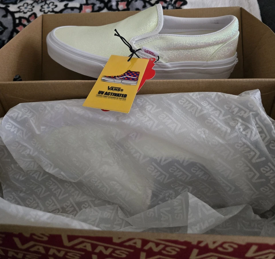 Size 7 - VANS Classic Slip-On Multicoloured