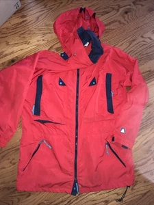 Vintage Sierra Designs Jacket Hooded Windbreaker Colorblock Anorak Pullover - Picture 1 of 9