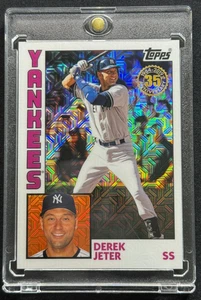 2019 Topps Silver Pack #T84-19 DEREK JETER MOJO REFRACTOR ⚾ MINT - Picture 1 of 12