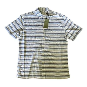 Goodfellow Linen Cotton Button Front Shirt Shirt Medium NWT - Picture 1 of 1