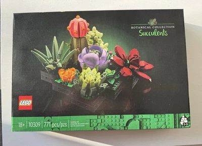 LEGO Botanical Collection Succulents Set 10309 Brand New Sealed 771 pcs - Image 1 of 2