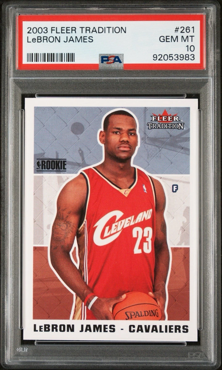 Fleer LeBron James Basketball Rookie Trading Card Singles for sale