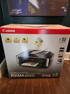 Canon PIXMA MX892 All-In-One Inkjet Printer WiFi Scanning Fax Auto Duplex USB SD - Picture 1 of 13