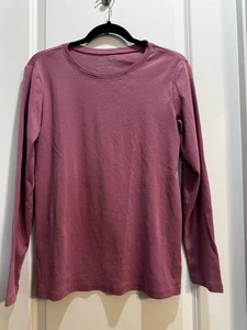 Eddie Bauer Mauve Rundhals Langarmshirt LargeAchsel zu Achsel19” Länge26” - Bild 1 von 7