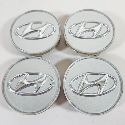Hyundai Azera Elantra Santa Fe Sonata Tucson Veracruz Center Cap Set 52960-3K210 - Image 1 of 4