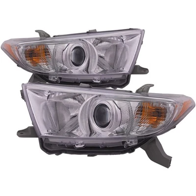 Headlights CAPA Certified Left Right Pair For 2011-2013 Toyota Highlander - Image 1 of 4