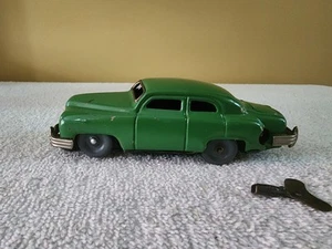 KSG KOSUGE Tin Litho Clockwork Windup PUZZLE CAR (Made In Occupied Japan) W/ Key - Picture 1 of 11