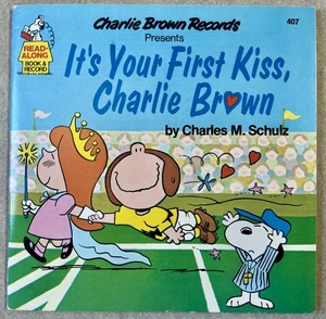 It’s You’re First Kiss, Charlie Brown Read-Along Book & Record 1980 by Schultz - Bild 1 von 5