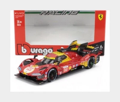 BURAGO 18-36322-50 FERRARI - 499P 3.0L TURBO V6 TEAM FERRARI AF CORSE N 50 WINNE - Immagine 1 di 2