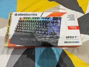 SteelSeries Apex 7 TKL Mechanical Gaming Keyboard Red Switches, UK Layout - Picture 1 of 10