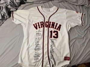 2009 Virginia Cavaliers Baseball Team Signed Game Worn Jersey 1st CWS 30 Autos - Picture 1 of 4