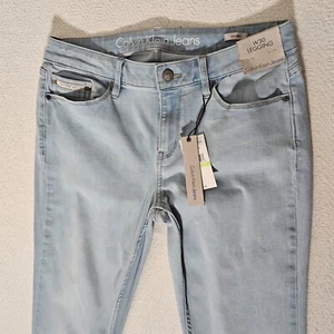 Calvin Klein Jeans Legging Womens Size 30 Light Wash Stretch Waist Jeans 467 - Picture 1 of 14