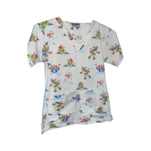 Top de exfoliante médico con tema de osos de invierno Landau ¿talla pequeña? - Imagen 1 de 1