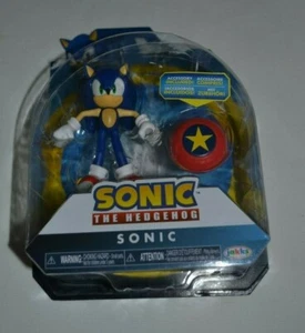 2020 SONIC THE HEDGEHOG - SONIC WITH STAR SPRING ACTION FIGURE !! - Picture 1 of 3