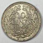 1944-P Netherlands 10 Cents - Wilhelmina - About Uncirculted (AU) KM#163 - 5724