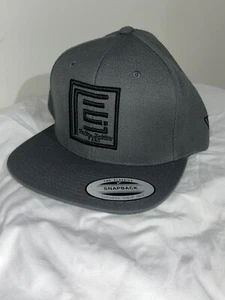 FASO Fallen Soldiers clothing company Grey Hat Black letters. Snapback - Picture 1 of 2
