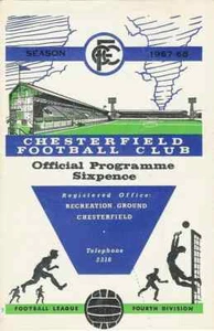 1967 1968 Chesterfield v Exeter City Feb 3 - Picture 1 of 1