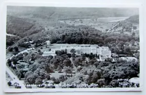RPPC VINTAGE 1958 VERA FOTO CARTOLINA GREENBRIER RESORT ZOLFO BIANCO PRIMAVERA WV - Foto 1 di 2