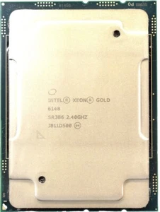Procesor Intel Xeon Gold 6148 2,40 GHz 20-rdzeniowy 27,5 MB pamięci podręcznej SR3B6 LGA3647 - Zdjęcie 1 z 4