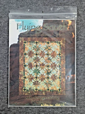 Juego de patrones de piezas de papel base Judy Niemeyer Flying South (57"x71") Nuevo de Lote Antiguo Foto 1 de 2