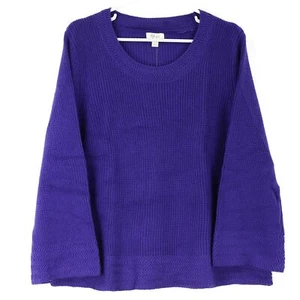 Style & Co. Maglione Pullover Donna Boxy, X-Large, Midnight Iris - Foto 1 di 3