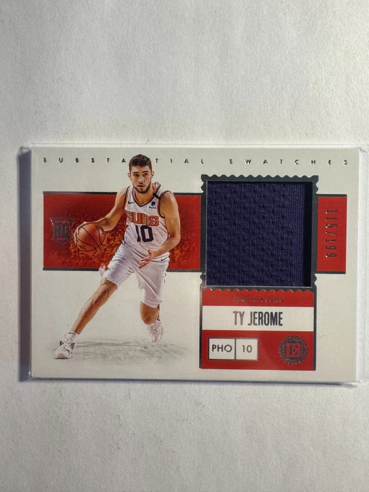 K278,342 - 2019-20 Panini Encased Substantial Relic Rookies #29 Ty Jerome #/199 - Image 1 of 1