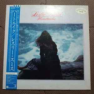 LESLIE SMITH-HEARTACHE P-11239 JAPAN PROMO ISSUE 1LP OBI,INSERT - Picture 1 of 11