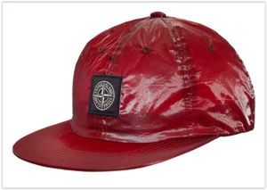 Supreme x Stone Island New Silk Light 6-Panel Cap - Red - RARE StoneIsland Hat - Picture 1 of 15