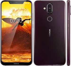 NOKIA 8.1 Global Version 64GB+4GB Dual Sim Fingerprint Android NFC - New Sealed - Picture 1 of 10