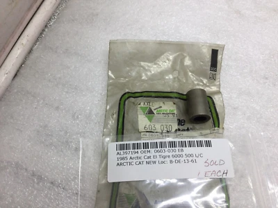 Buje de eje dentado Arctic Cat OEM NUEVO ÚLTIMO 0603-030 Foto 1 de 4