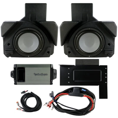 Rockford Fosgate X317MAX-RSS Dual Rear Subwoofers Kit for Can-Am Maverick X3 MAX